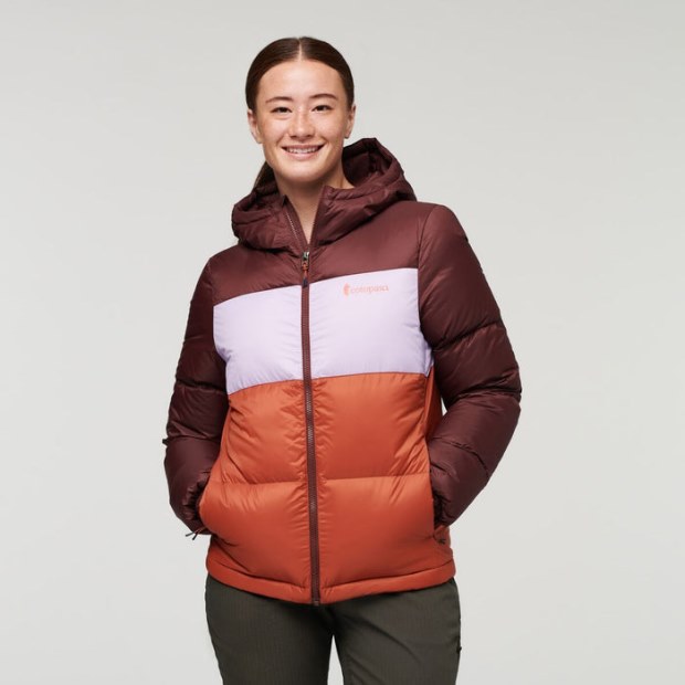 Origins Solazo Hooded Down Jacket Women Cotopaxi Chestnut-Spice