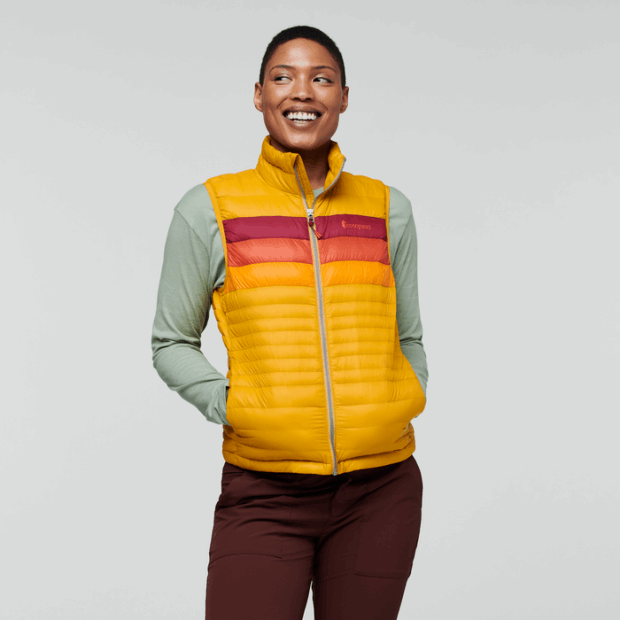 Collection Fuego Down Vest Women Cotopaxi Amber Stripes