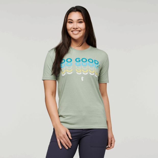 Do Good Repeat T-Shirt Women Silver Leaf Origin Cotopaxi