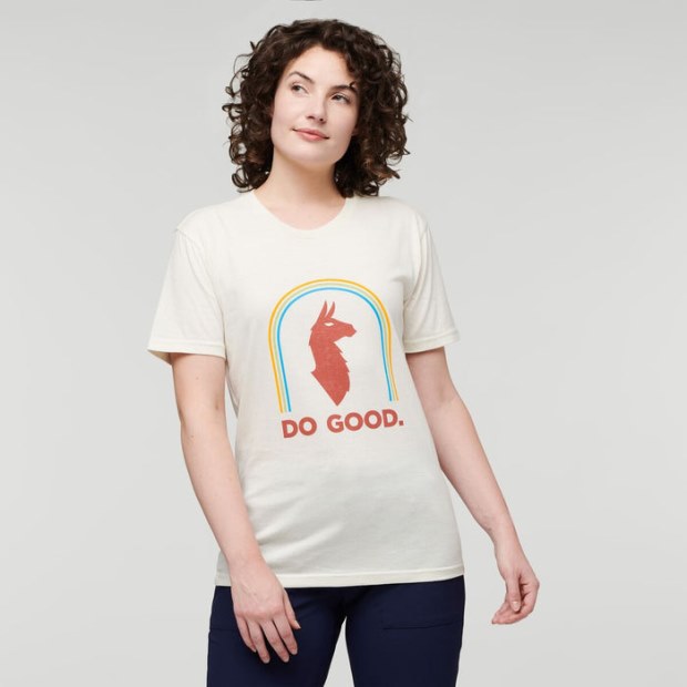 Cotopaxi Sunshine Do Good Organic T-Shirt Women Fashion Bone