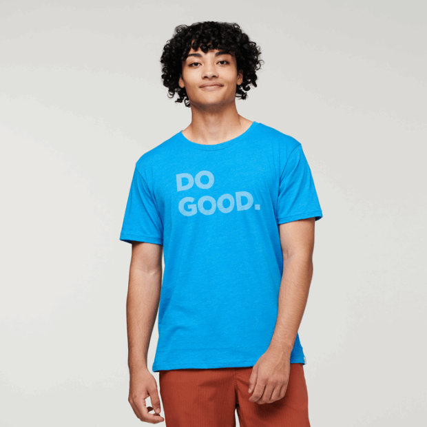 Cotopaxi Brand Do Good T-Shirt Men Saltwater
