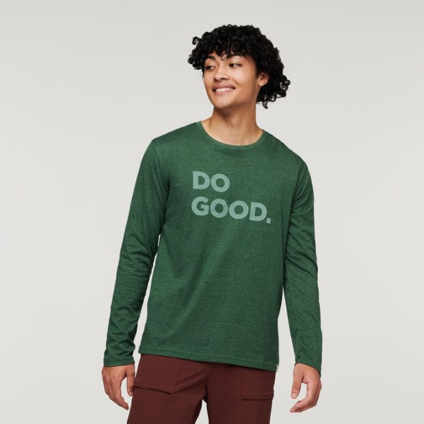 Origins Do Good Long-Sleeve T-Shirt Men Cotopaxi Forest