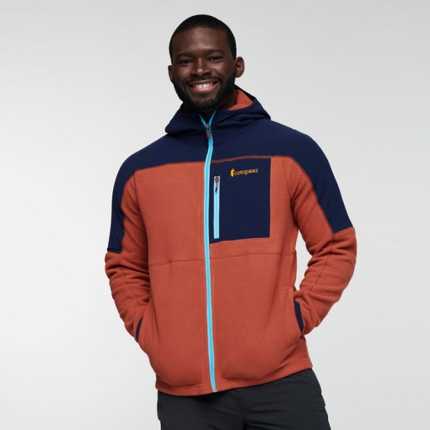 Abrazo Hooded Full-Zip Fleece Jacket Men Cotopaxi Maritime-Spice Collections