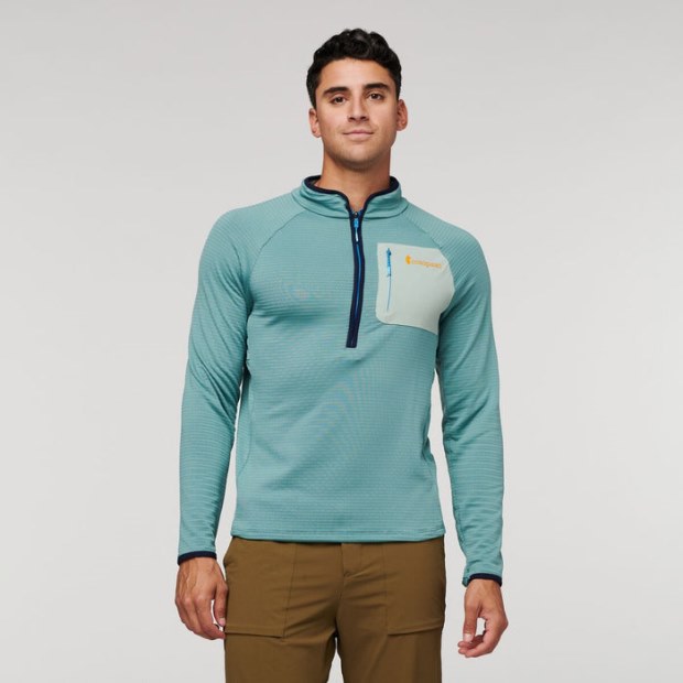 Cotopaxi Otero Fleece Half-Zip Pullover Men Collections Bluegrass