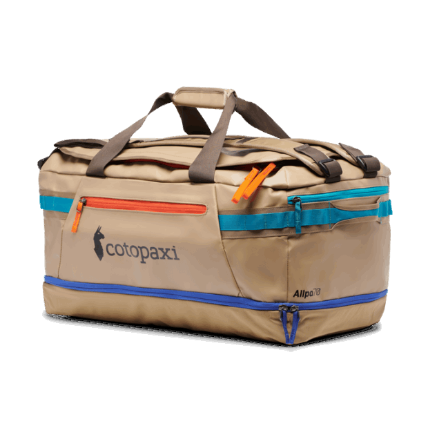 Cotopaxi Desert Allpa 70L Duffel Bag Brands