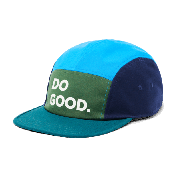 Do Good 5-Panel Hat Cotopaxi Brands Forest-Deep Ocean