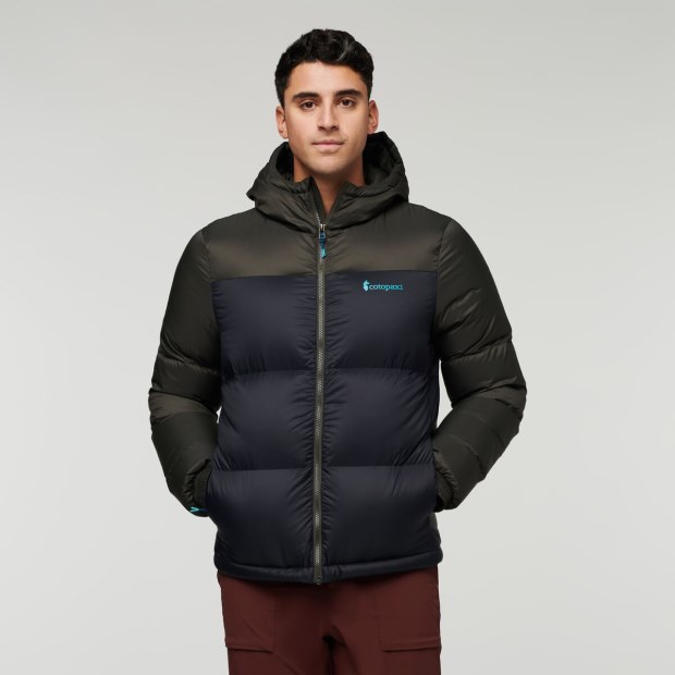 Solazo Down Hooded Jacket Men Cotopaxi Brand Iron-Black