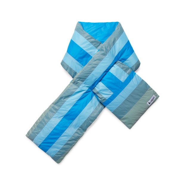 Fuego Down Scarf Cotopaxi Saltwater Stripes Collection
